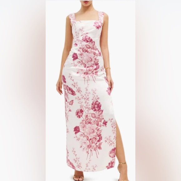 Reformation Dresses & Skirts - REFORMATION
Women's Earl Silk Floral maxi dress Christa